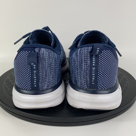 APL Techloom Pro Blue/White Athletic Running Shoes Men's Size 9.5 - Picture 6 of 13